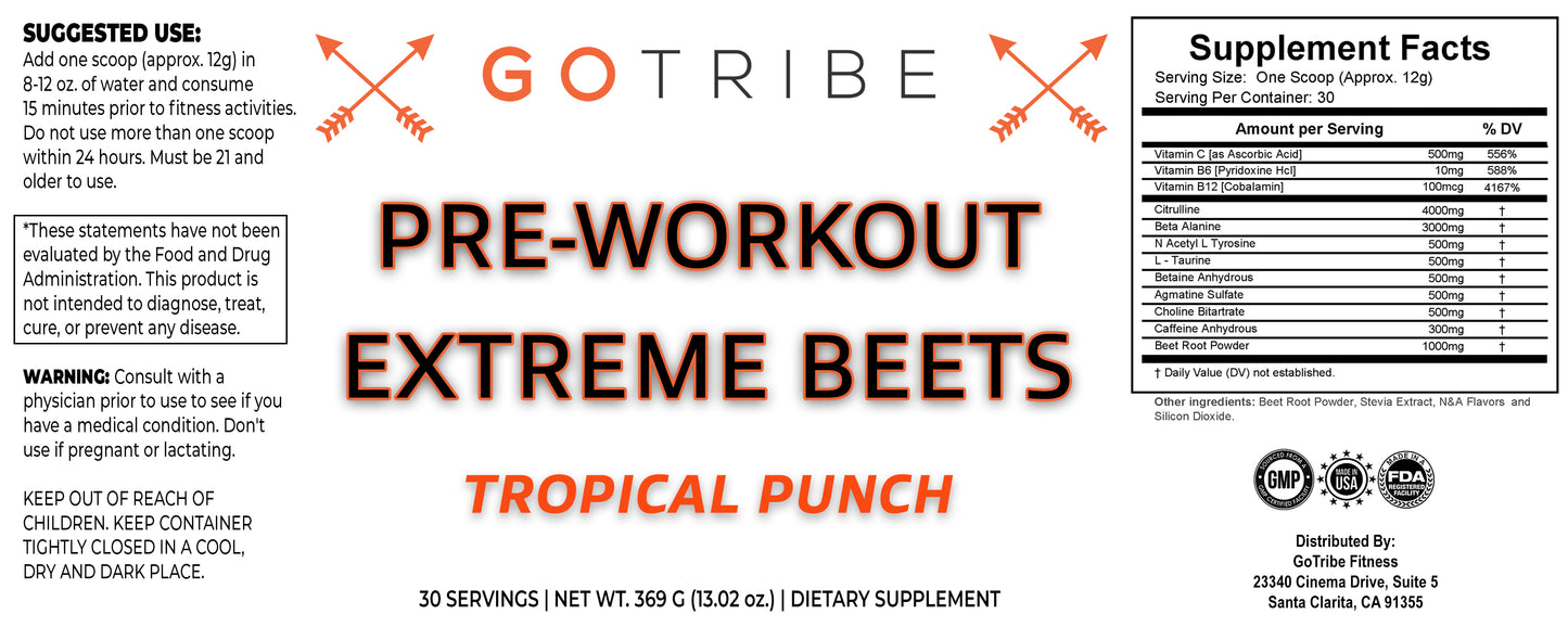 Pre-Workout - Extreme Beets